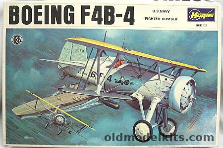 Hasegawa 1/32 Boeing F4B-4  (6) Navy and (2) Marine Squadrons - Bagged - (F4B4), JS066 plastic model kit